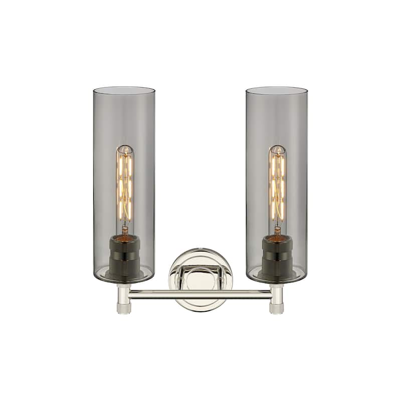 Innovations Lighting Crown Point - 2 Light 12" Wall-Mounted Bath Vanity Light