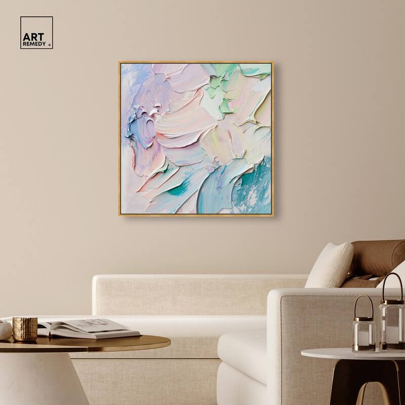 Flowing Mousse I Canvas by Art Remedy