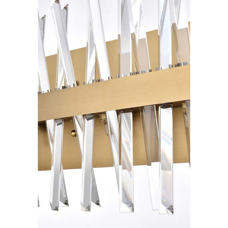 Indigo Home 36 inch crystal bath sconce