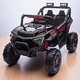 preview thumbnail 8 of 19, 24V 400W Kids Ride On UTV with Remote Control, Four-Wheel Suspension, LED Lights & Bluetooth Music - For Ages 3+ Black