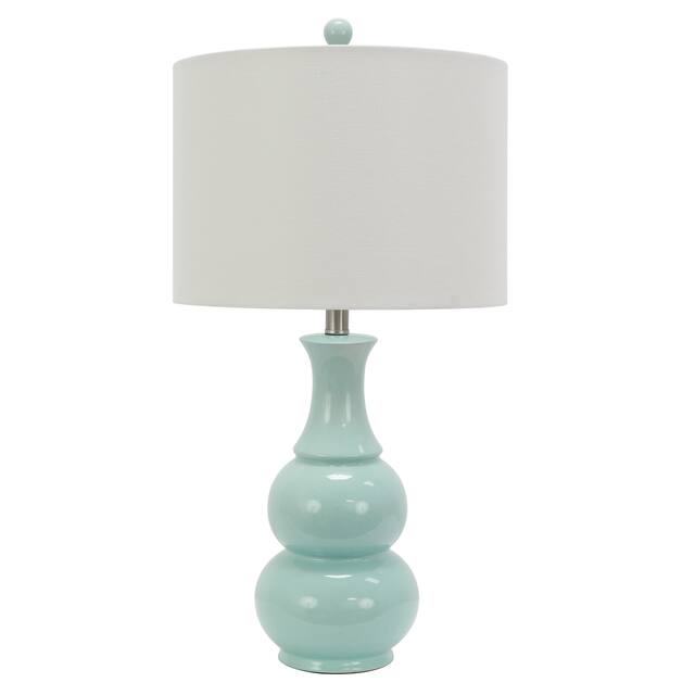 Copper Grove Arans Table Lamp with Off-white Drum Shade (26.5)