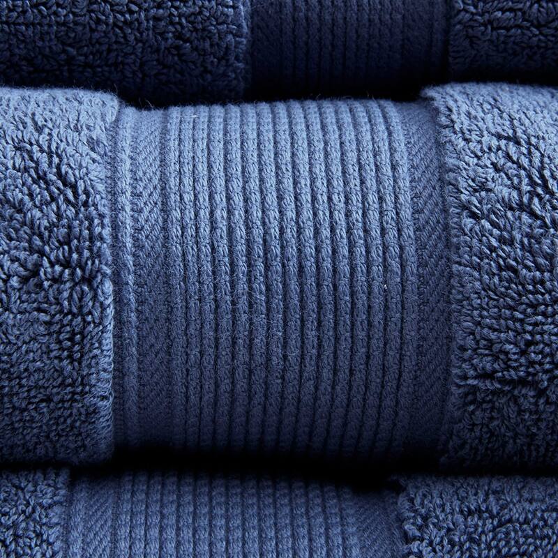 One hundred percent Cotton 8 Piece Antimicrobial Towel Set