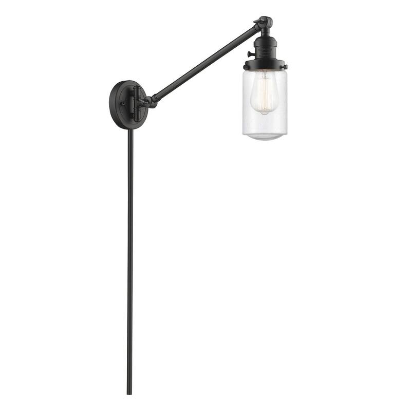 Innovations Lighting Dover 26" Tall Bathroom Sconce - Oil Rubbed Bronze / Seedy