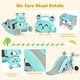preview thumbnail 8 of 17, 4-in-1 Rocking Horse and Slide Set for Kids - 41.5”x28” x 22.5” (L x W x H)