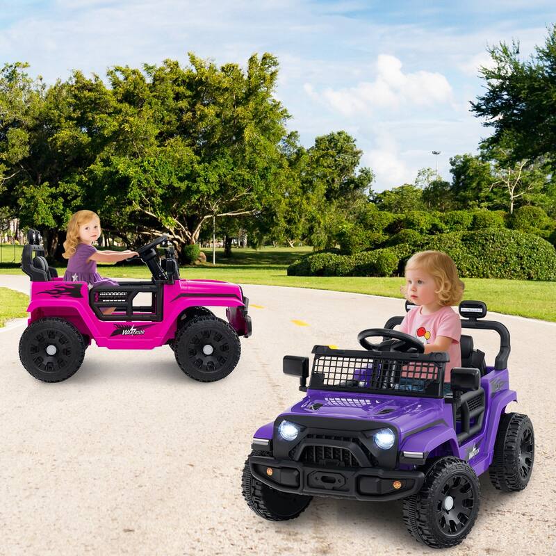 Gymax Kids Ride on Car Truck 12V Battery Powered Electric Vehicle w/