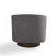 preview thumbnail 49 of 88, 31.1'' W Modern Barrel Swivel Accent Chair