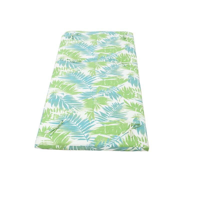 Christopher Knight Home - Outdoor Acacia Wood Chaise Lounge with Ergonomic 2-Fold Thin Water-Repellent Cushion - 79.6"L