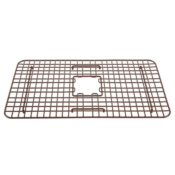 slide 2 of 6, SinkSense Wren Antique Brown 27" x 15" Kitchen Sink Bottom Grid