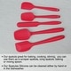 preview thumbnail 5 of 11, 5pcs Silicone Spatula Set Heat Resistant Non Stick Spatula