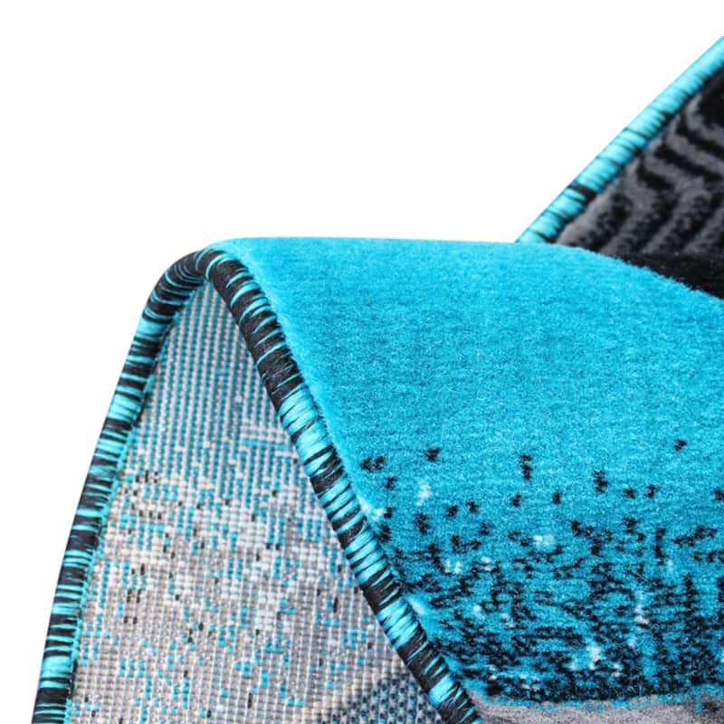 Traditional Southwestern Style Olefin Fiber Geometric Area Rug