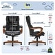 preview thumbnail 50 of 75, Serta Conway Big and Tall Executive Office Chair with Wood Accents
