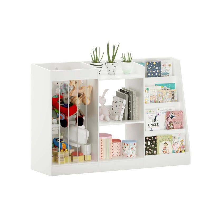 Kids 3-Tier Bookshelf and Toy Storage