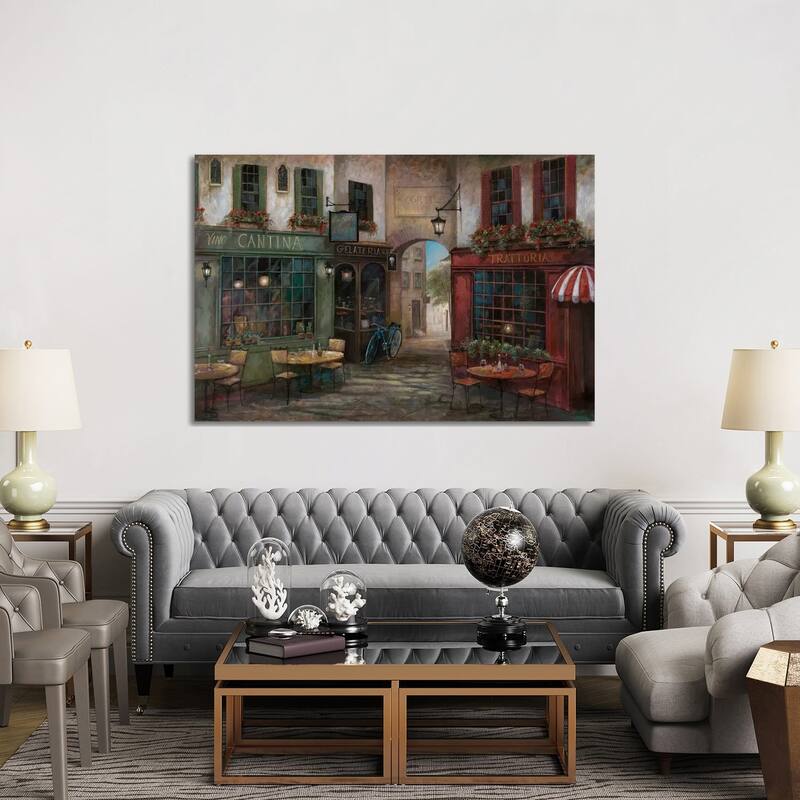 iCanvas "Courtyard Ambiance" by Ruane Manning Canvas Print