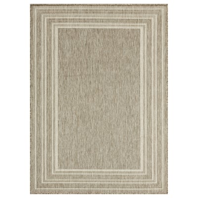 Nicole Miller New York Patio Country Layla Border Indoor/ Outdoor Rug