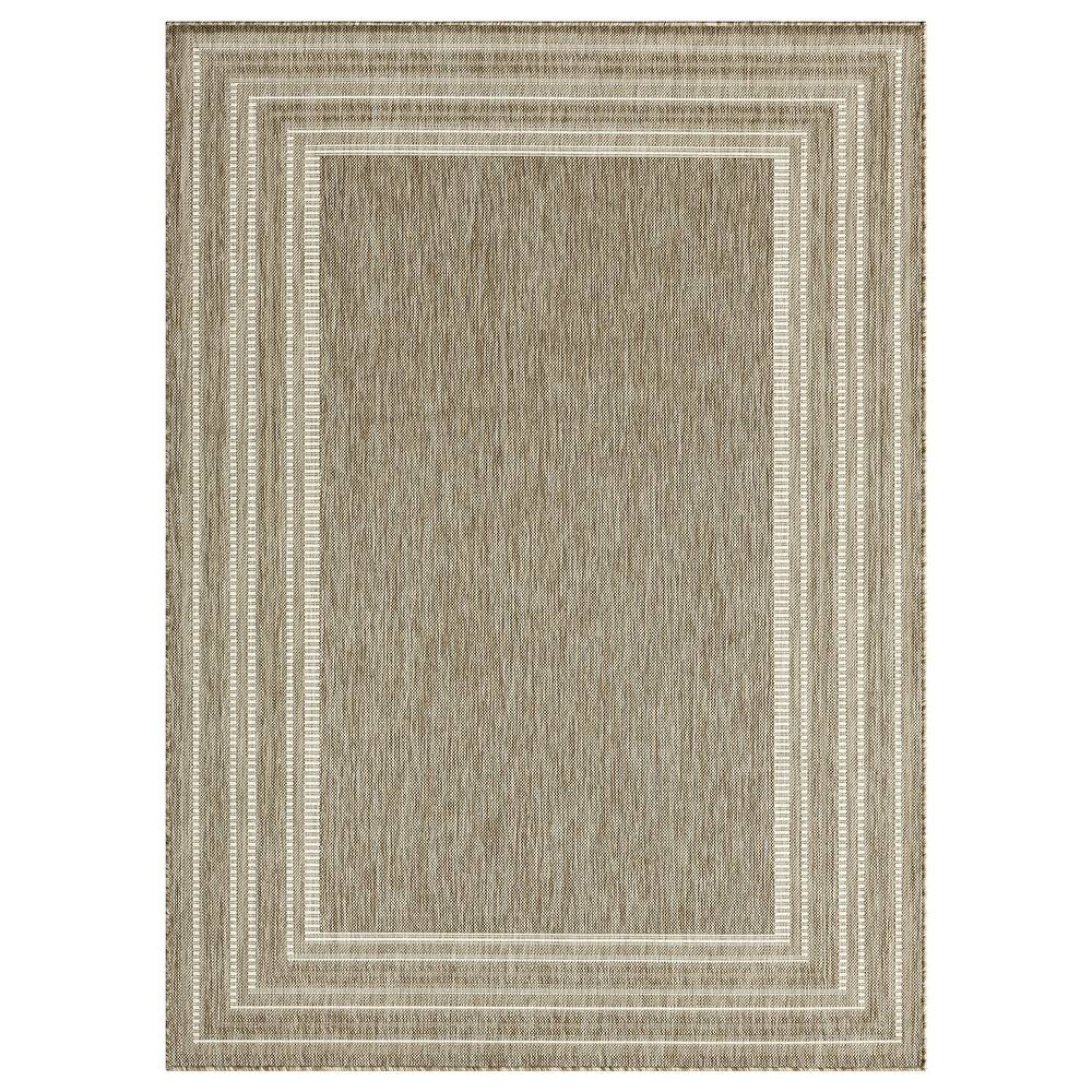 Nicole Miller New York Patio Country Layla Border Indoor/ Outdoor Rug