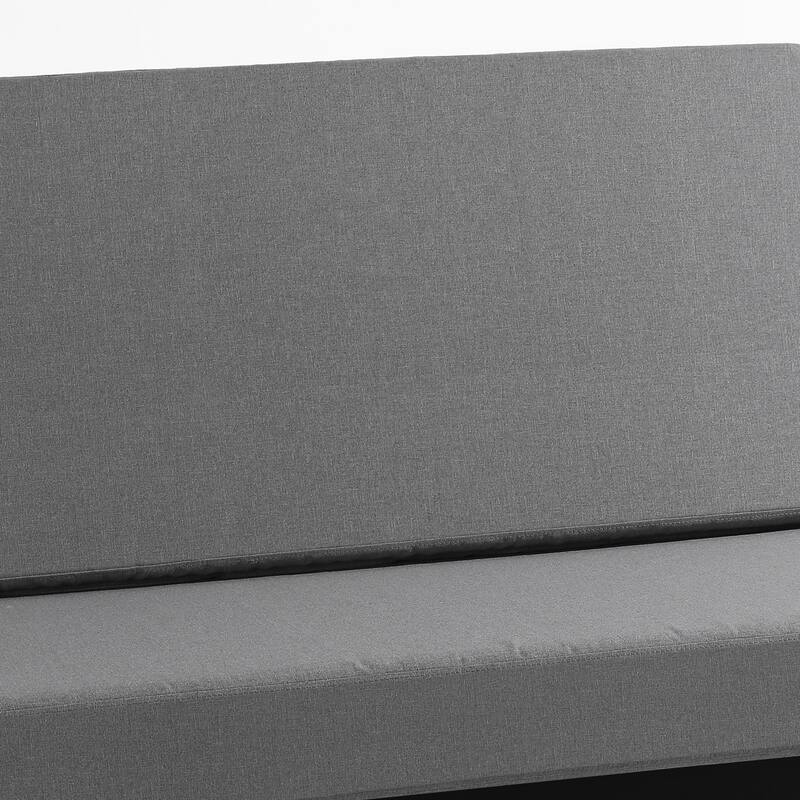 Casual Large Teak Outdoor Patio Conversation Set