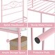 preview thumbnail 17 of 22, VECELO Twin Bed Set of 2 Canopy Bed Frame with Headboard and Footboard, Metal Four Posters Design