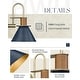 preview thumbnail 5 of 17, Rustic Gooseneck Wall Sconces, Wall Light, Hammered Metal Shade