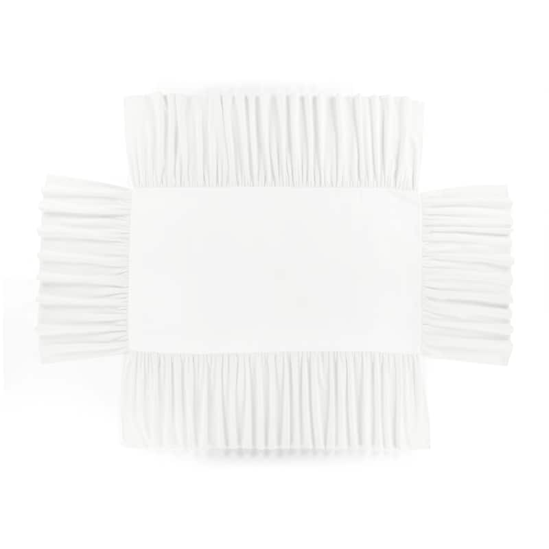Lush Decor Ruffle Crib Skirt Single - 52" x 28"