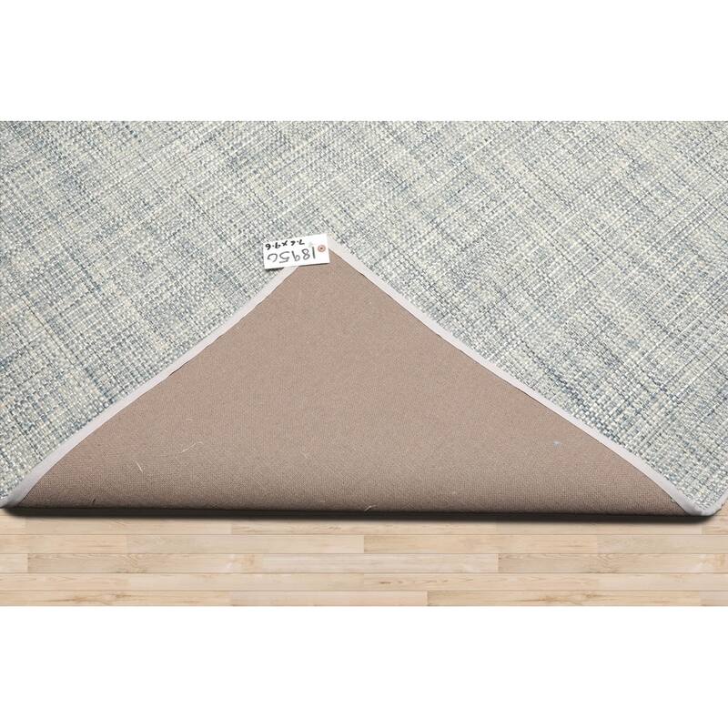 Slate Multi Sizes Hand Woven Oriental Rug Textured 80% Wool 20% Nylon