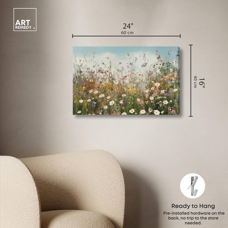 Glimmering Glade Garden III Canvas by Art Remedy, Gallery Wrapped