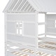 preview thumbnail 20 of 18, Twin Size House Platform Beds with Two Drawers,Combination of 2 Side by Side Twin Size Beds
