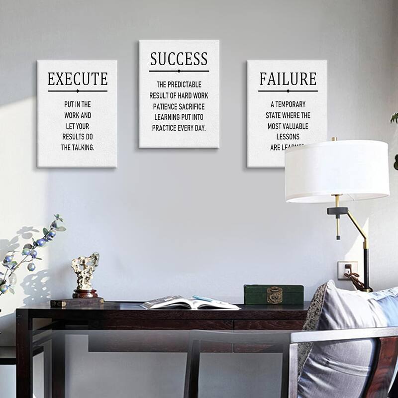 Inspirational Canvas Wall Art 3 Pieces