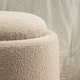 preview thumbnail 13 of 11, Kate and Laurel Jarlan Round Storage Ottoman