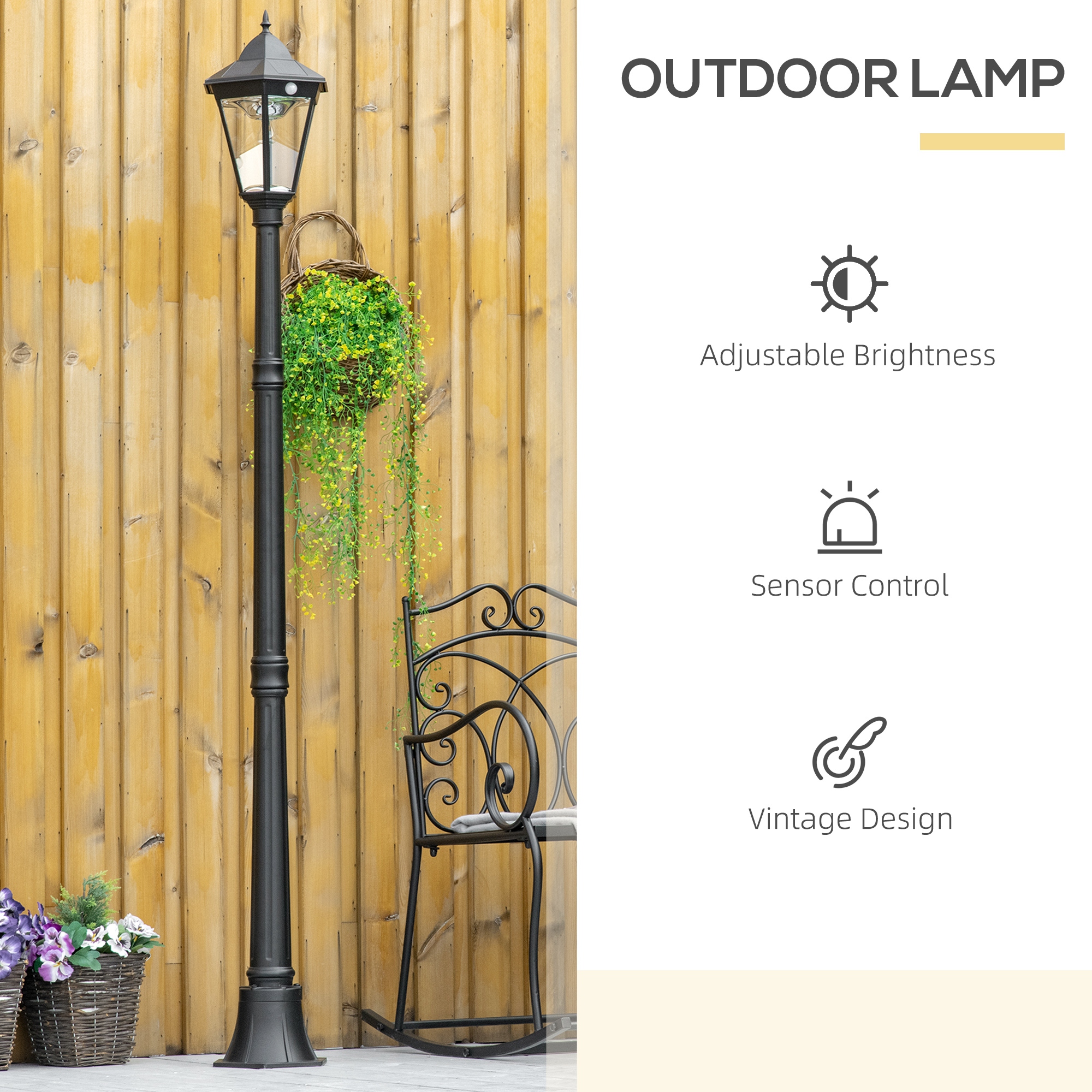 Motion sensor post light on sale