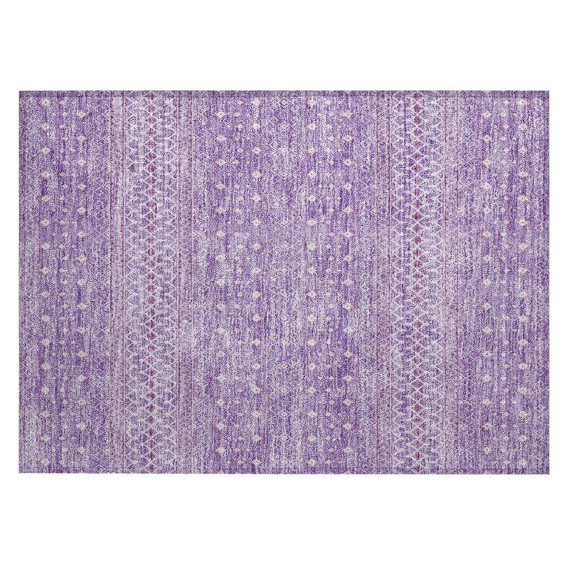 Machine Washable Indoor/ Outdoor Chantille Morrocan Boho Rug