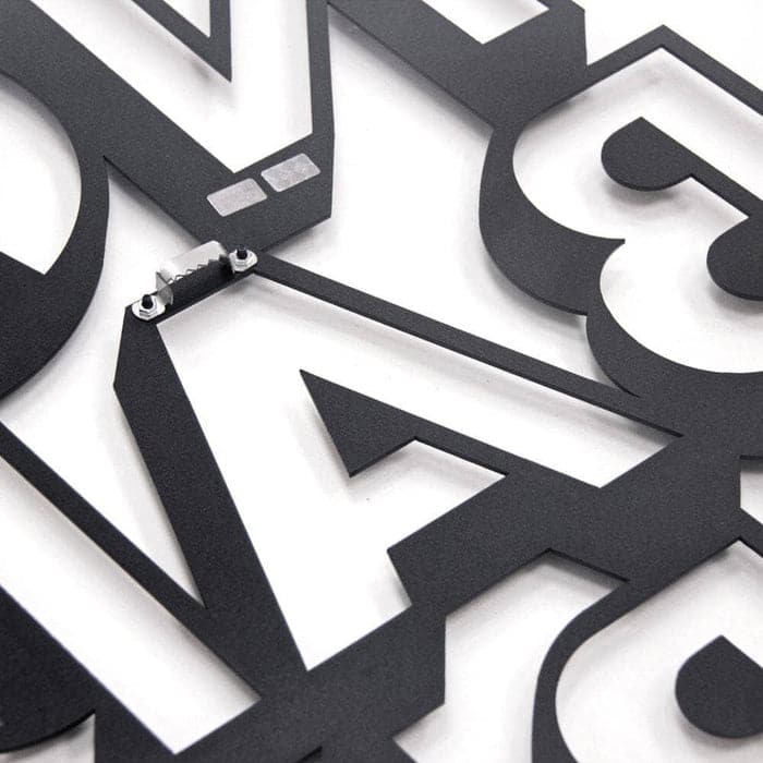 No Bad Vibes Metal Wall Art - Home Office and Living Room Decoration