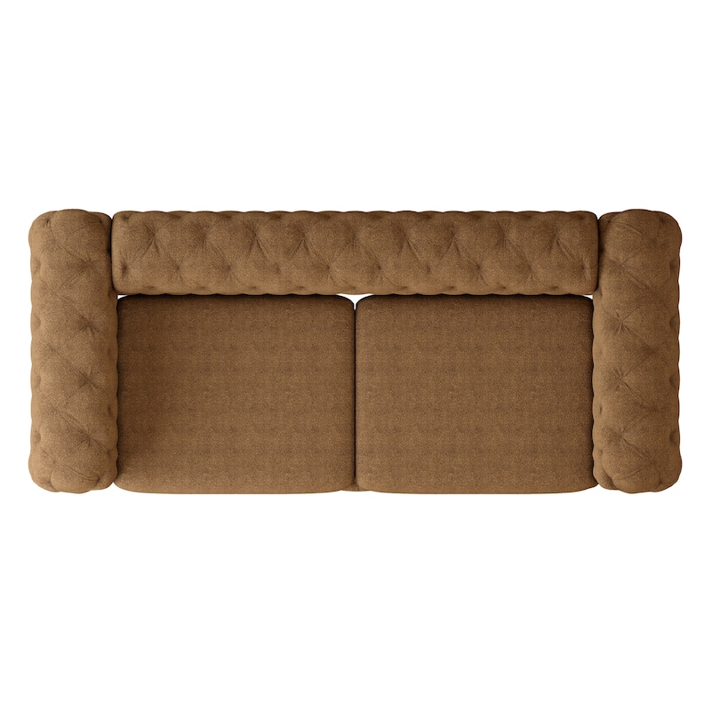 Corvus Aosta Chesterfield Tufted Velvet Sofa