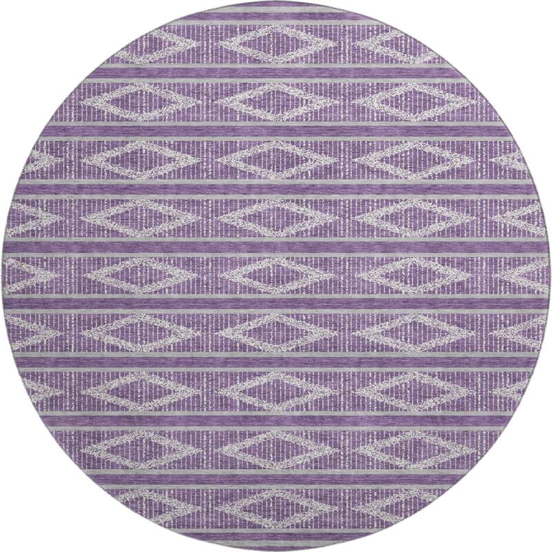 Premium Washable Super Soft Geo Diamonds Mayfield Rug