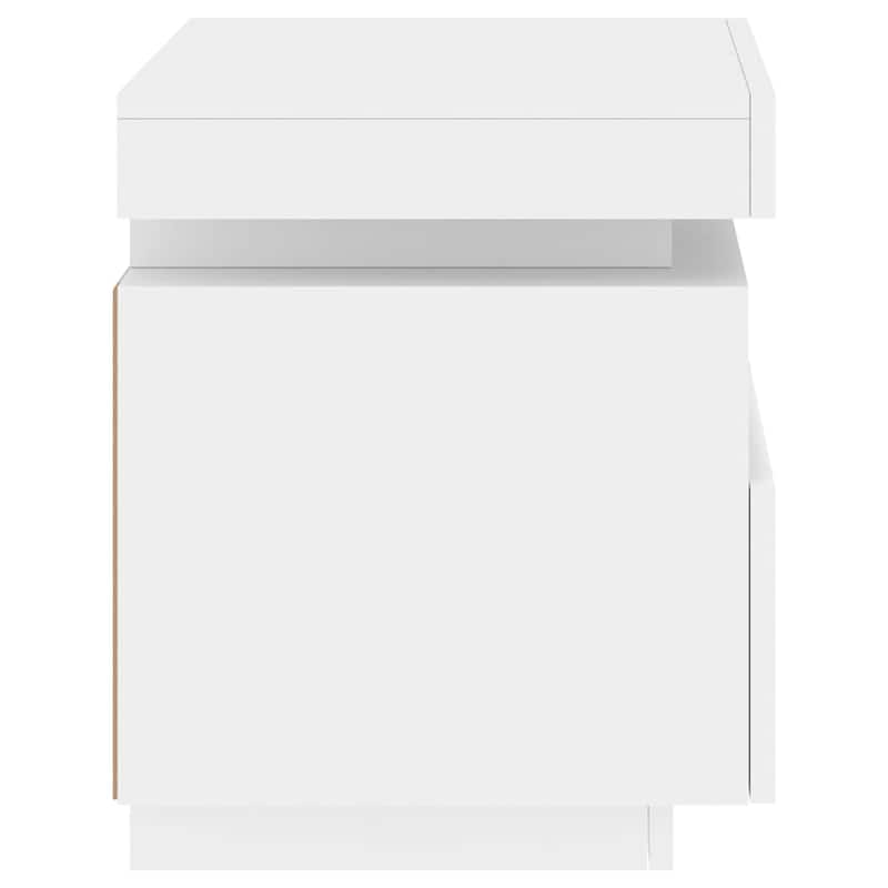 vidaXL Bedside Cabinet Engineered wood Compact Bedside Cabinet