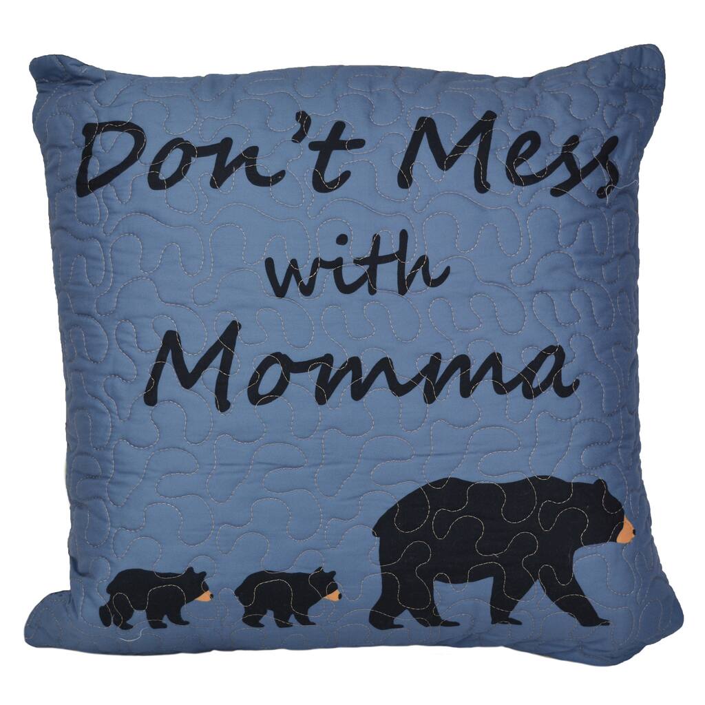 Donna Sharp Momma Bear "Momma" Decorative Pillow