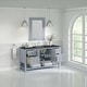 preview thumbnail 34 of 56, James Martin Vanities Breckenridge 60" Single Vanity, Serenity Blue