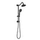 preview thumbnail 17 of 23, Wall Mounted Shower Faucet With Handheld Shower 6 Inch Rain Shower Head Combo Set Shower System With Slide Bar, NO VALVE