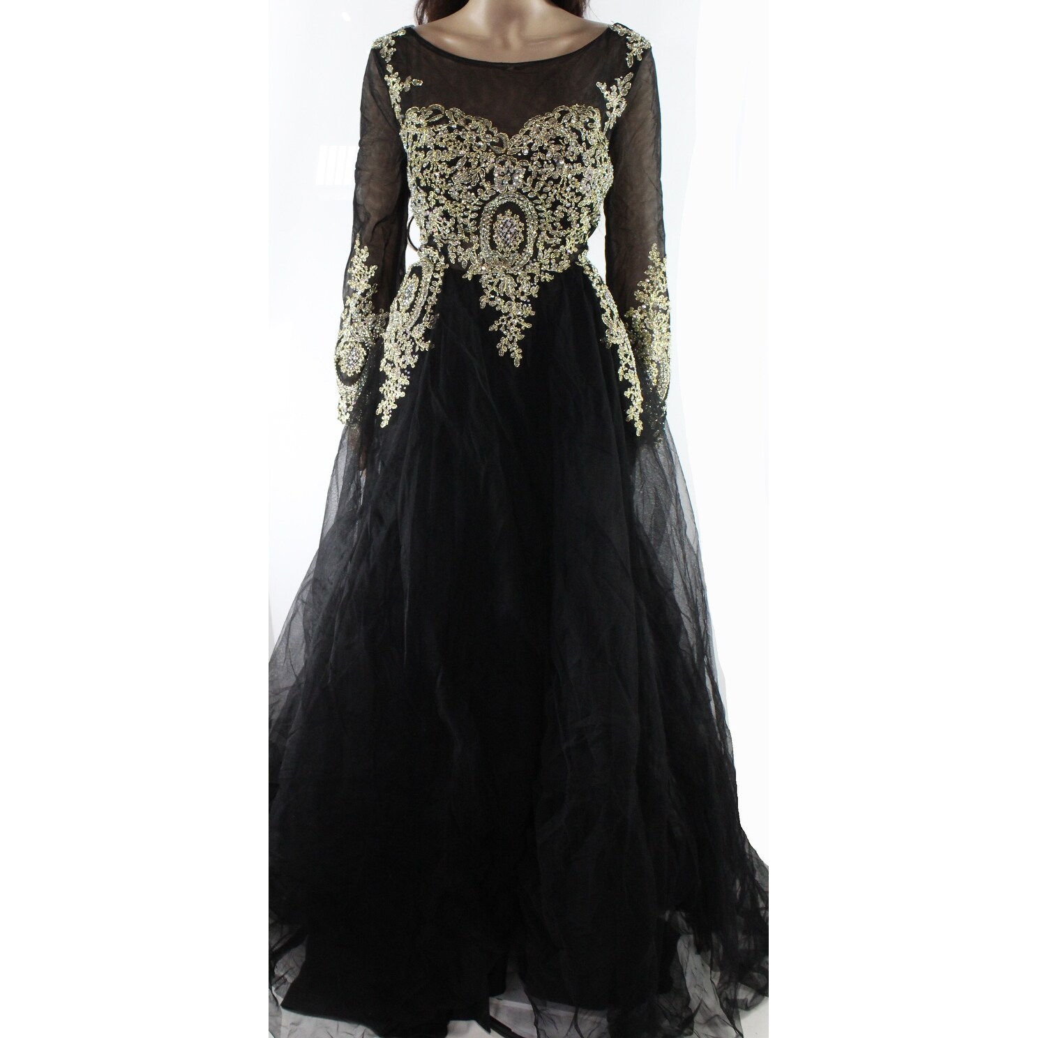 gold dress size 22