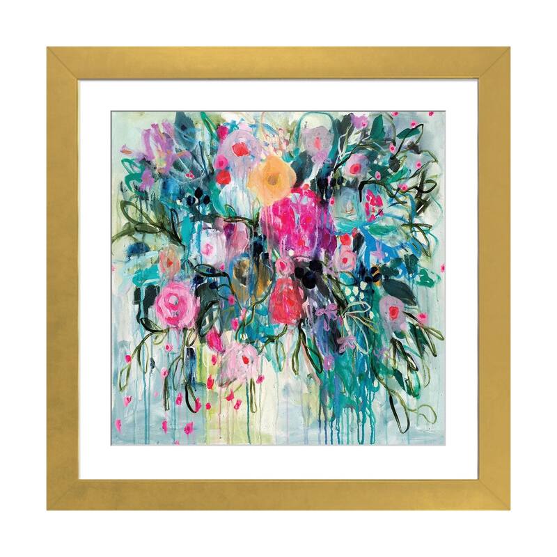 iCanvas "Born Botanical" by Carrie Schmitt - Gold - 24x24x1