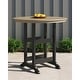 preview thumbnail 3 of 6, Signature Design by Ashley Fairen Trail Black/Driftwood 5-Piece Outdoor Dining Package - 45.13" W x 45.13" D x 42" H