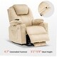 preview thumbnail 30 of 59, Mcombo Electric Power Lift Recliner Fabric Chair with Massage Heat