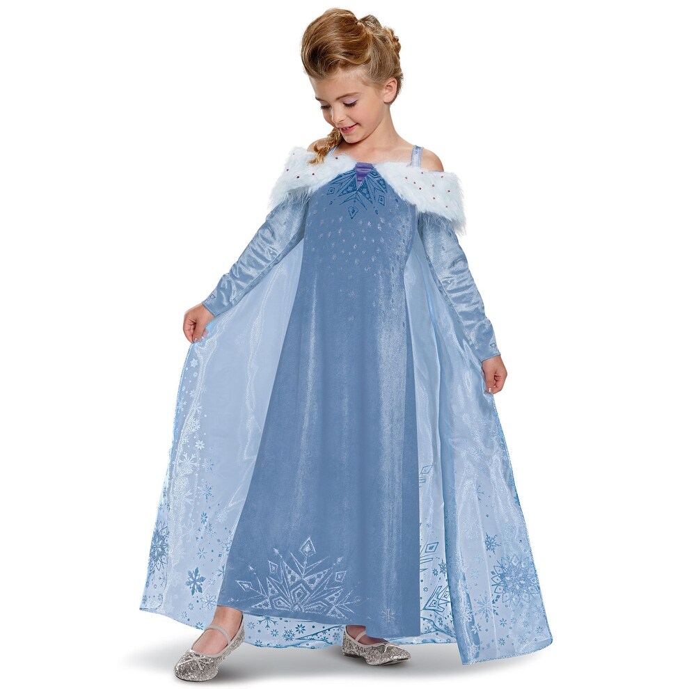 Shop Disguise Elsa Frozen Adventure Dress Deluxe Toddler Child Costume Multi Overstock 19577384