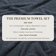 preview thumbnail 36 of 174, Linery & Co. Luxury Cotton Textured Bath Towel.