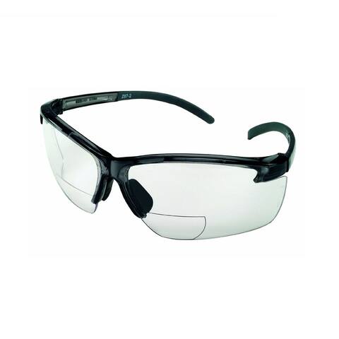 MSA Safety Works 10061648 Bifocal Safety Glasses, 2.0 Diopter