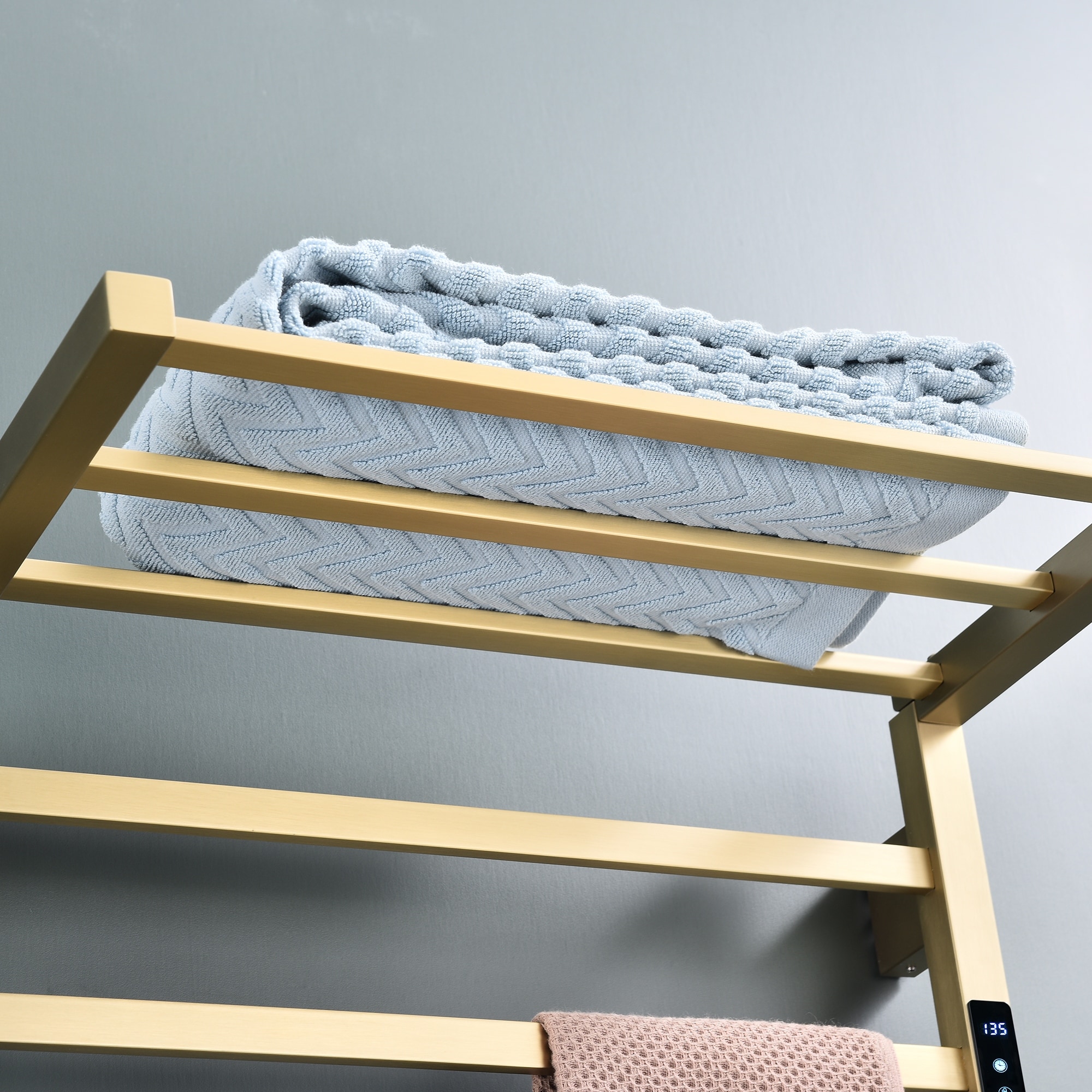 Heated towel drying rack sales bed bath and beyond
