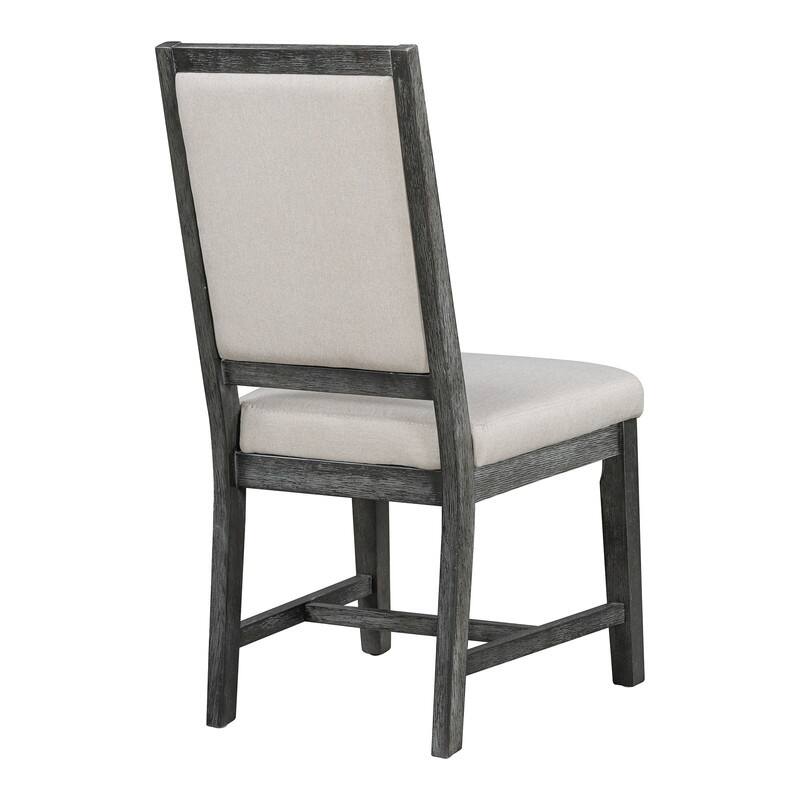 Spruce & Spring Round Dining Table Set for 4, Extendable 5-Piece Mid Century Modern Farmhouse Table with Upholstered Chairs