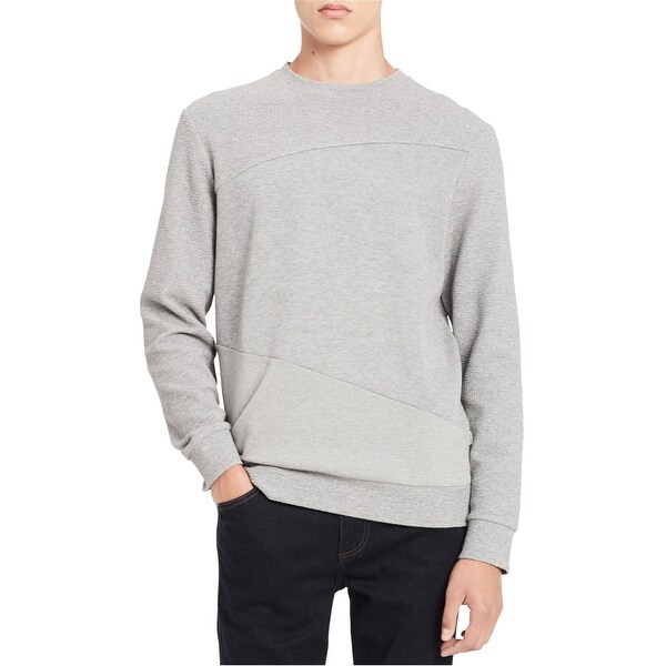 calvin klein grey sweatshirt mens