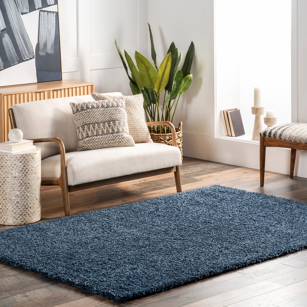 Nuloom Kara Solid Shag Area Rug