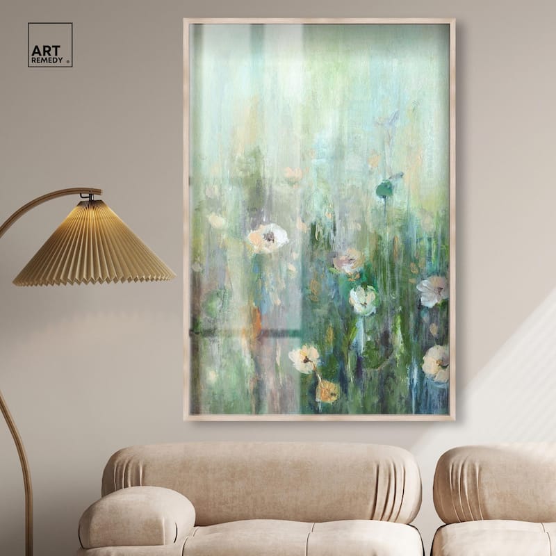 Harmony Green I Shadowbox by Art Remedy