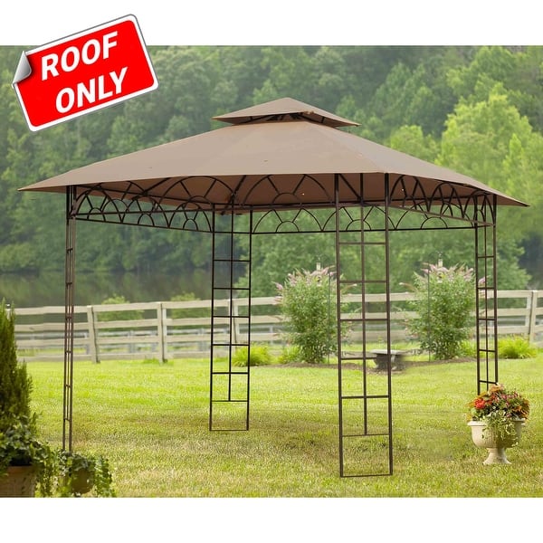 Shop Sunjoy Replacement Canopy Set For Gazebo Model L Gz027pwi 3a On Sale Overstock 20749004